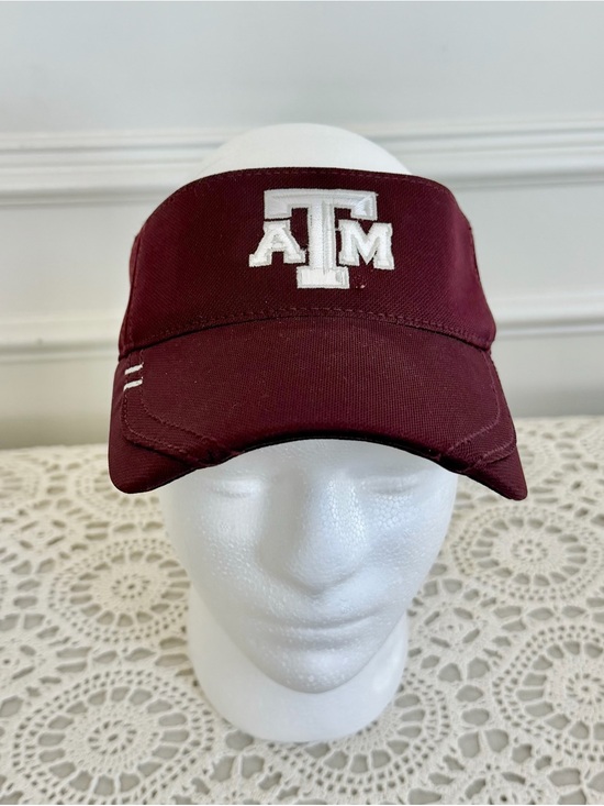 adidas Other - Adidas Texas A&M Maroon Visor with White Embroidered Logo one size fits all